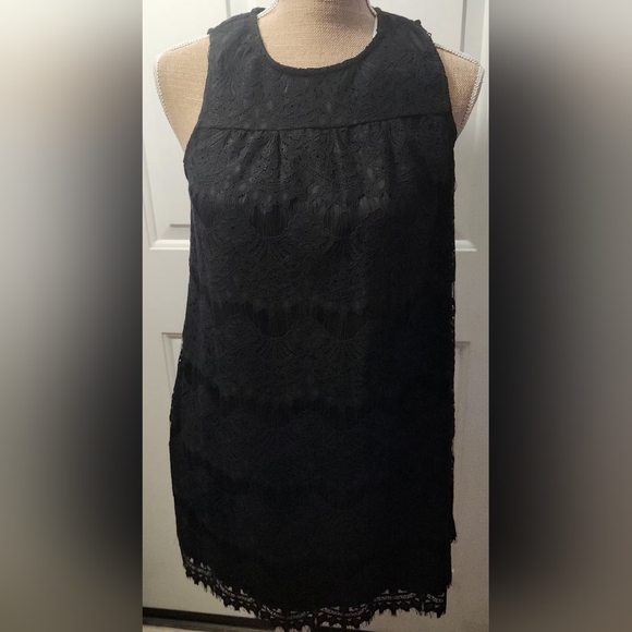 Speechless Black Lace Mini Dress Size S NWT - Picture 2 of 8